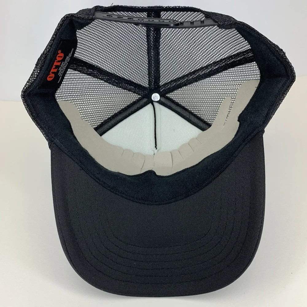 Alumni Have Way More Fun Hat Black Mesh Adjustable Snap Otto Trucker Cap ODOR
